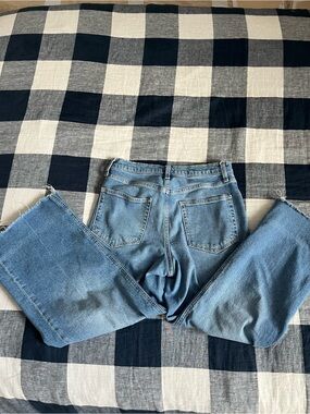 GAP Light Blue High-Rise Stride-Jeans